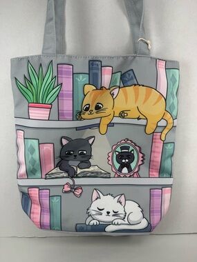 Loungefly Bookish Cat Tote (Books-A-Million Exclusive)